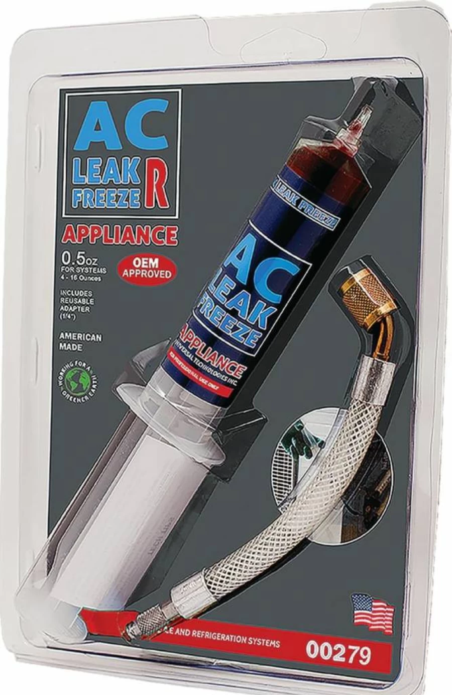 Rectorseal 45309 AC Freeze Pro Nano Mini-Split Leak Sealer – 5 oz Blue HVAC Refrigerant Sealant for Air Conditioning Systems