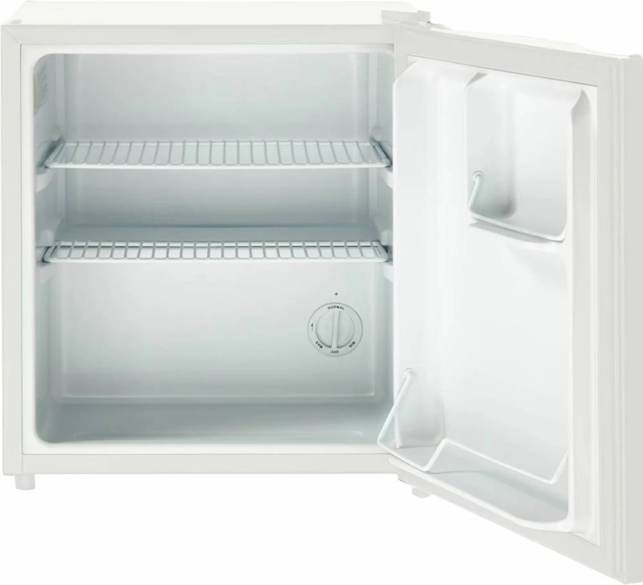 Avanti 1.7 Cu.Ft Mini Fridge with Compressor Cooling, Reversible Door, Adjustable Shelves & Auto Defrost for Home, Office, Dorm - Black Compact Refrigerator