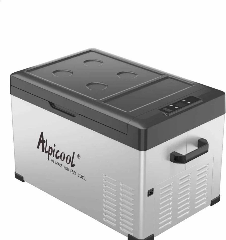 Alpicool C40 40L Portable Car Freezer 12V/24V DC & 100-240V AC, 42 Quart Fast Cooling RV Truck Fridge for Camping, Travel, Outdoor Adventures