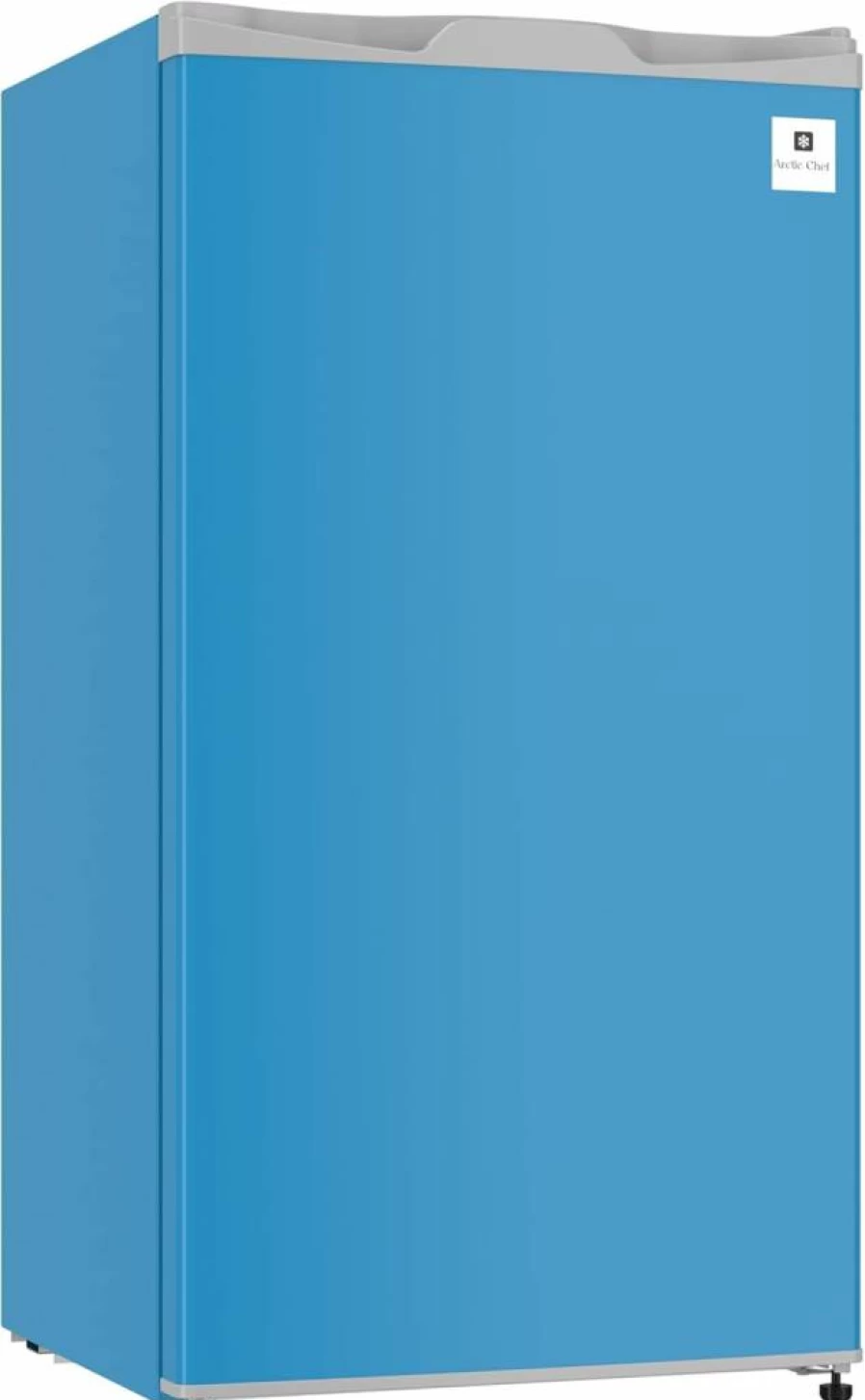 ARCTIC CHEF 3.2 Cu.Ft Mini Fridge with Freezer - Adjustable Thermostat, Reversible Door, Energy Efficient Compact Refrigerator for Dorm, Office, RV, Garage - Blue (Model ACFR321)