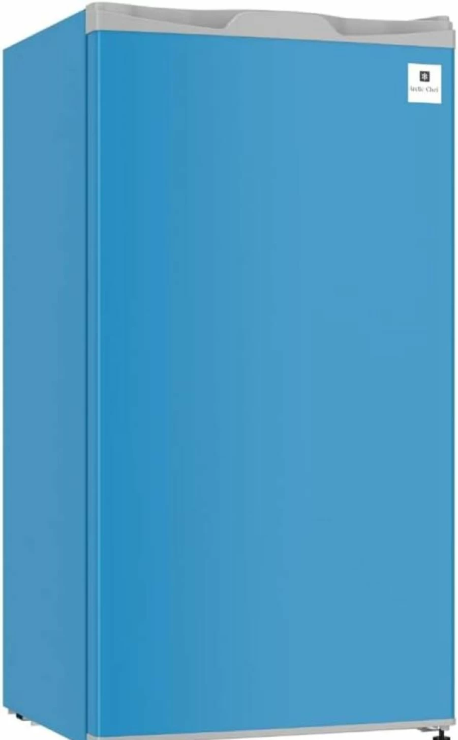 ARCTIC CHEF 3.2 Cu.Ft Mini Fridge with Freezer - Adjustable Thermostat, Reversible Door, Energy Efficient Compact Refrigerator for Dorm, Office, RV, Garage - Blue (Model ACFR321)