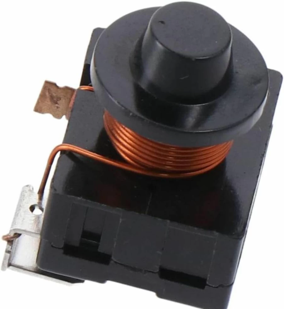 BYOBYO 3Pcs 1/3HP 250W 220V Refrigerator Compressor Starter Relay, Black Coil Relay for Mini Fridge and Freezer Maintenance