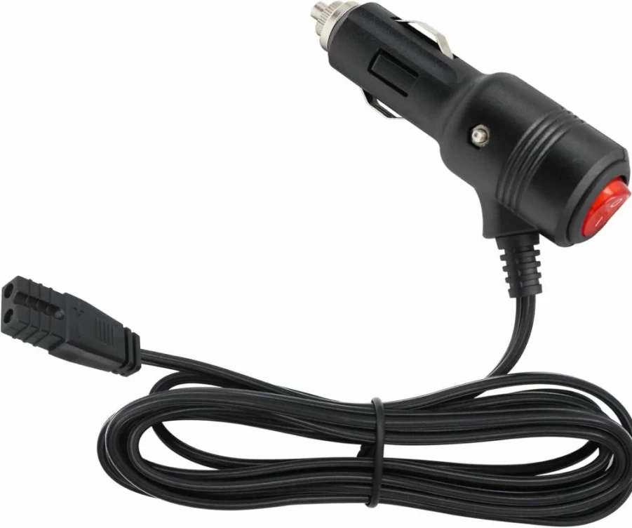 Xilaghy 12V Car Cigarette Lighter Power Cord with On/Off Switch, 2-Pin DC Extension Cable for Car Fridge Cooler, LED Indicator, 2M (6.5Ft) Replacement Lead