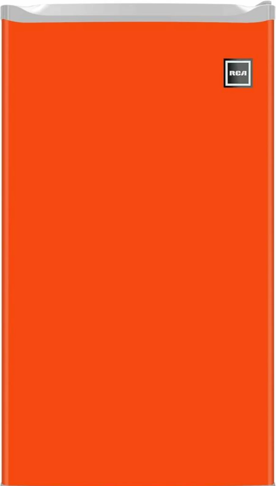 ARCTIC CHEF 3.2 Cu.Ft Mini Fridge with Freezer - Adjustable Thermostat, Reversible Door, Compact for Dorm, Office, RV, Garage - Energy Efficient, Orange