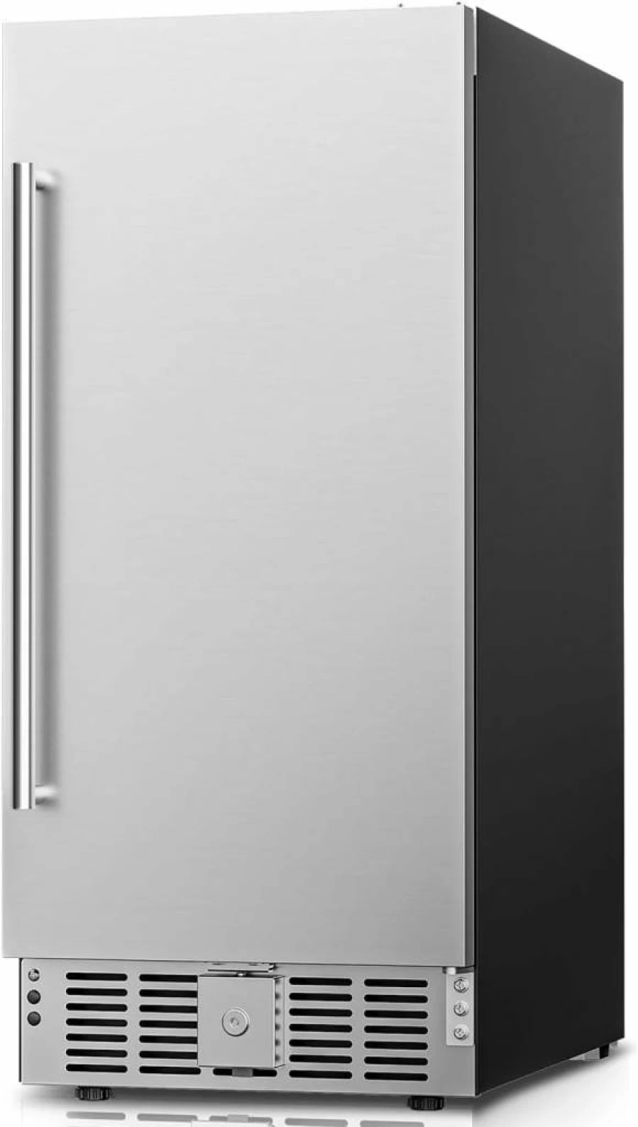 Feelfunn 3.2 Cu.Ft Mini Fridge with Glass Door - 126 Can Beverage Cooler for Beer, Wine, Soda, Compact Refrigerator for Bedroom, Office, Bar, Dorm, 4 Adjustable Shelves, Energy Efficient, Black