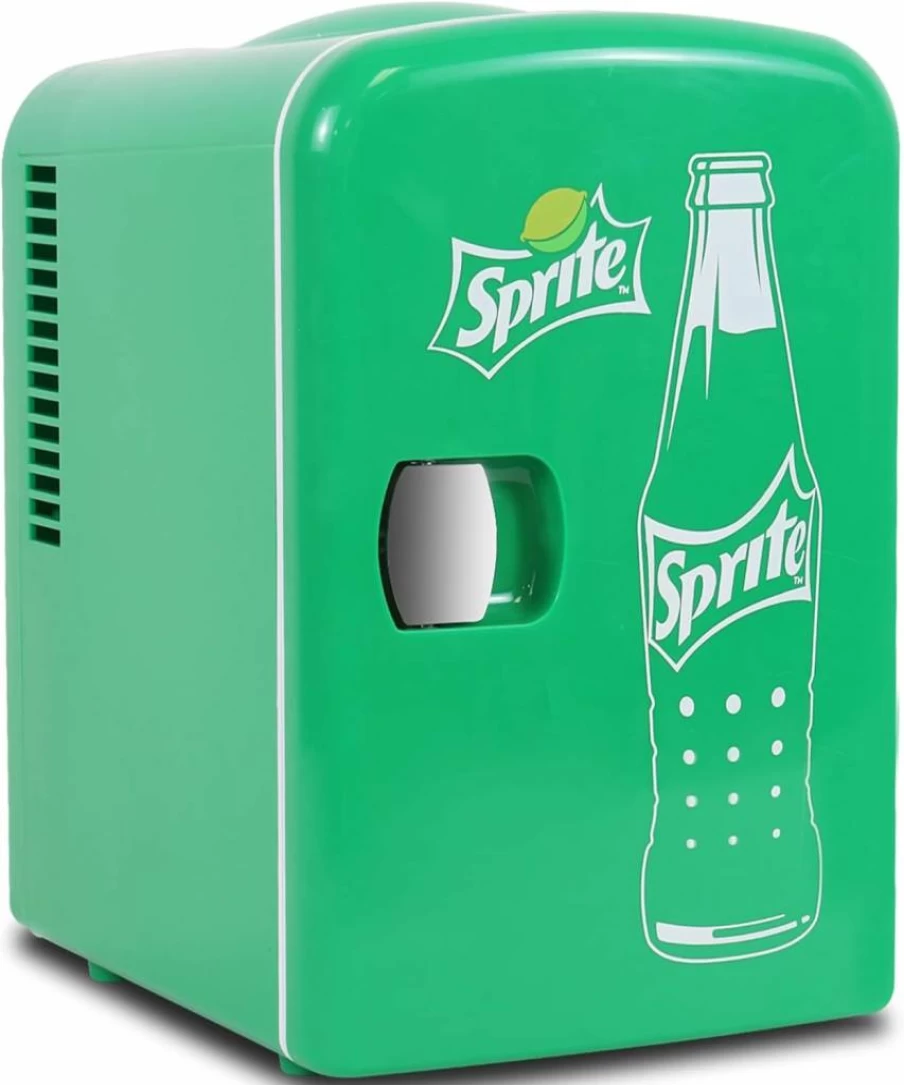 Koolatron Mini Fridge - 8 Can Portable Cooler for Drinks, Soda, Wine, Breast Milk, 12V/110V Power, Ideal for Car, Office, Dorm, Outdoor, and Home Use