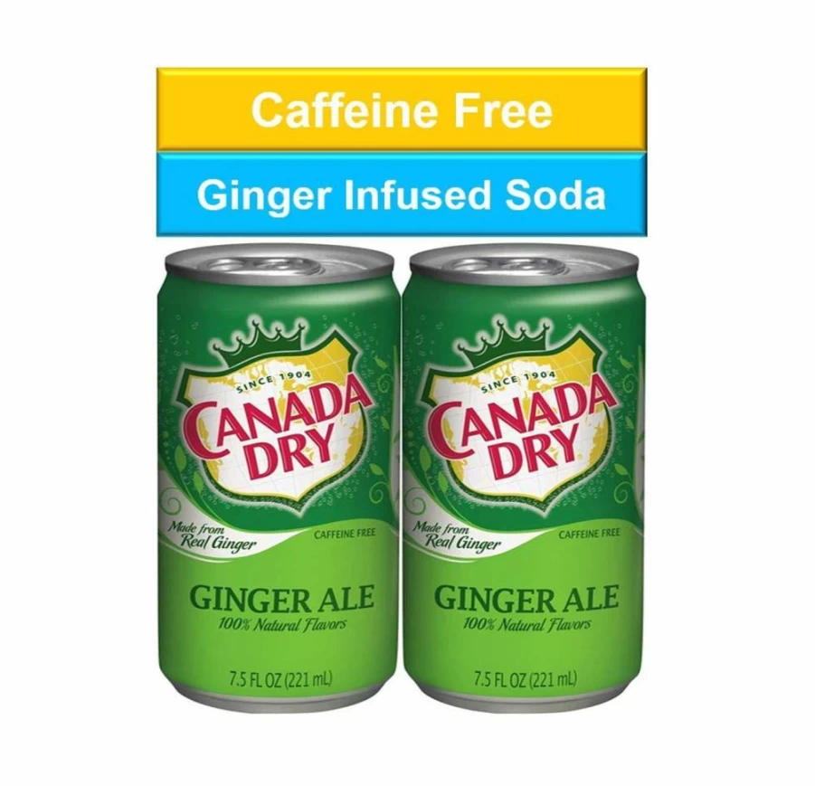 GREAT BRITISH TRADING LIMITED Ginger Ale Mini Cans, 7.5 Oz (12 Pack) – Refreshing Soft Drink for Pantry, Fridge & Snack Time