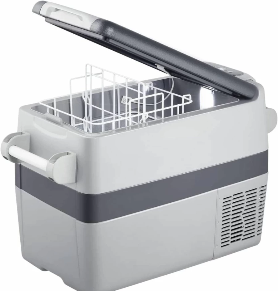 Setpower AJ30 32 Quart Portable Car Refrigerator and Freezer for Camping, Travel, RV, Truck, Fishing - 12/24V DC & 110/240V AC Electric Cooler
