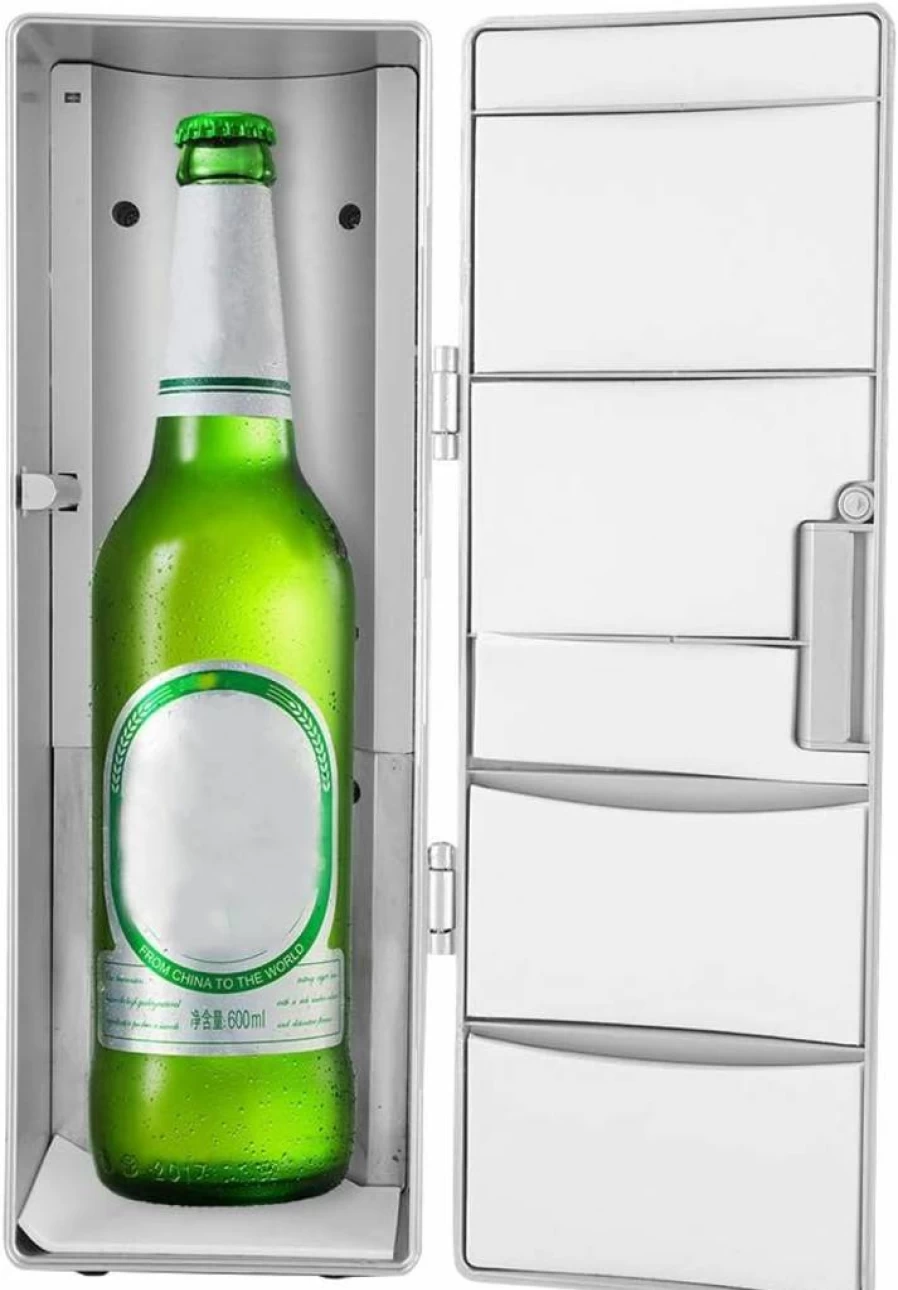 Leapiture Mini Fridge - Portable USB Cooler and Freezer for Home, Office, Car, Boat | Compact Desk Refrigerator with Cooling Technology