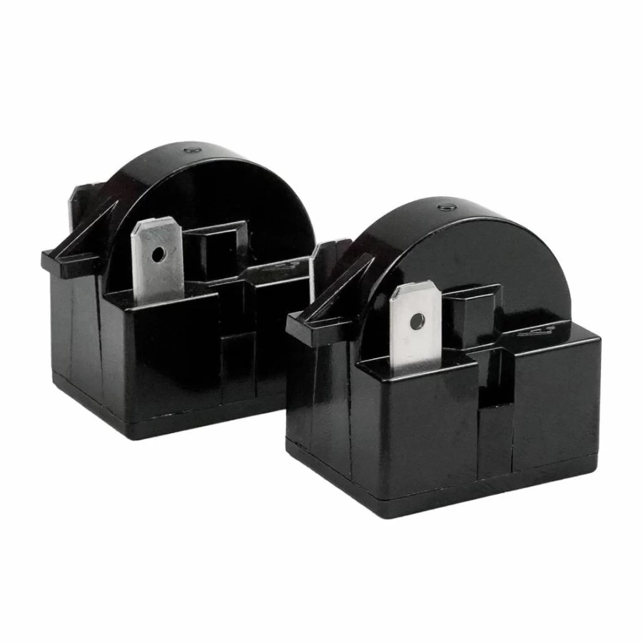 2Pcs Ninawesome PTC Refrigerator Compressor Relay 4.7 Ohm 2-Pin Replacement for Freezer, Dehumidifier, Mini Fridge, Beverage & Wine Coolers