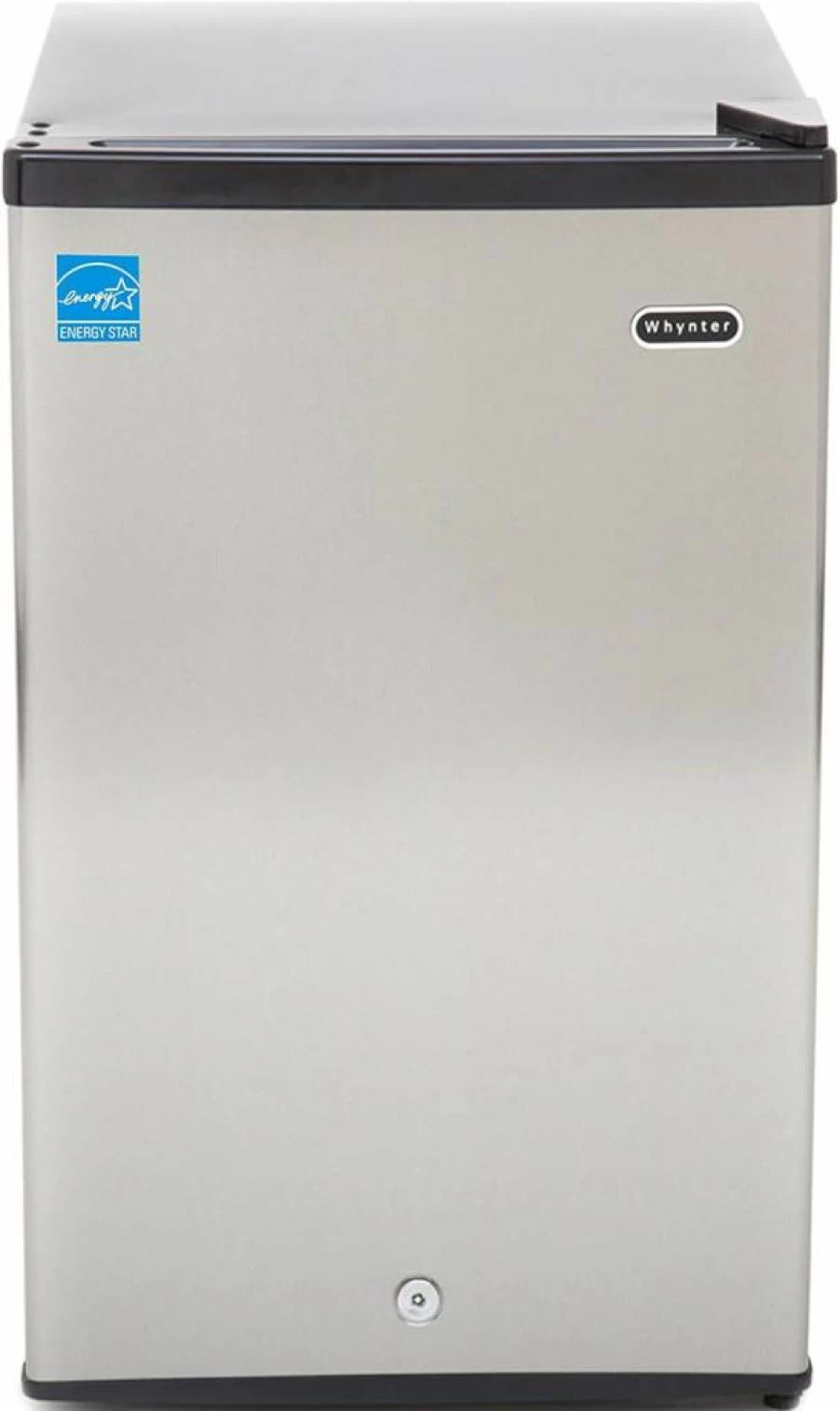 Whynter CUF-110B 1.1 Cu Ft Energy Star Upright Mini Freezer with Lock for Bedroom, Dorm, Office, Garage - Black Compact Appliance